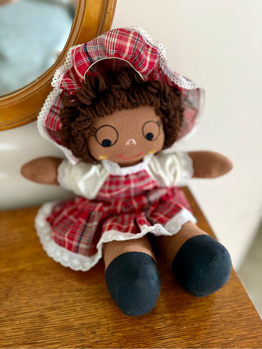 Raggedy Ann Style Doll Cutie Sunshine African American Doll